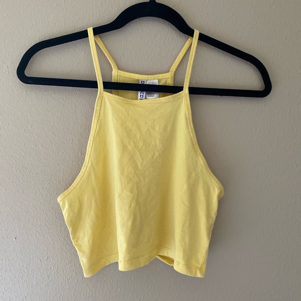 Yellow Crop Top